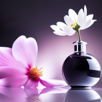 parfume with flower